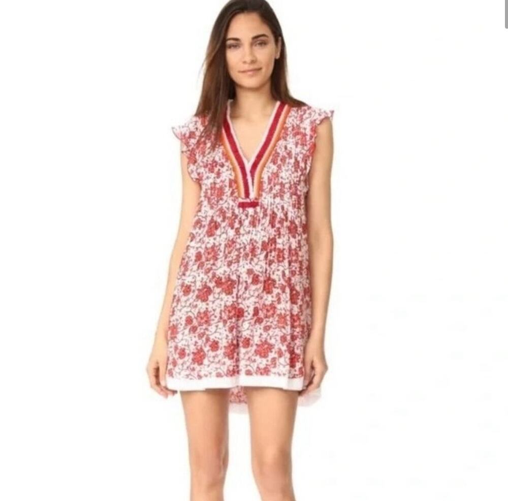 POUPETTE ST BARTH Sasha Mini Dress Poppy Floral Print XS